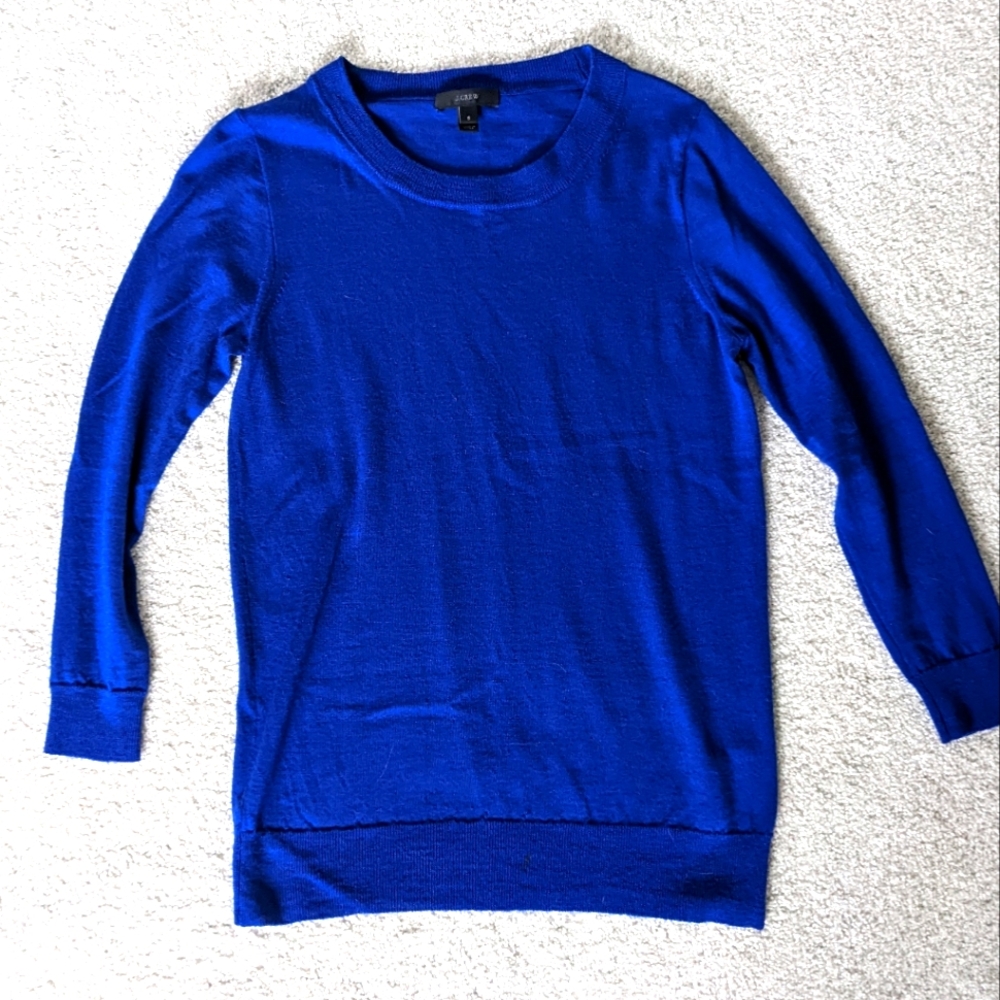 Blue J. Crew sweater